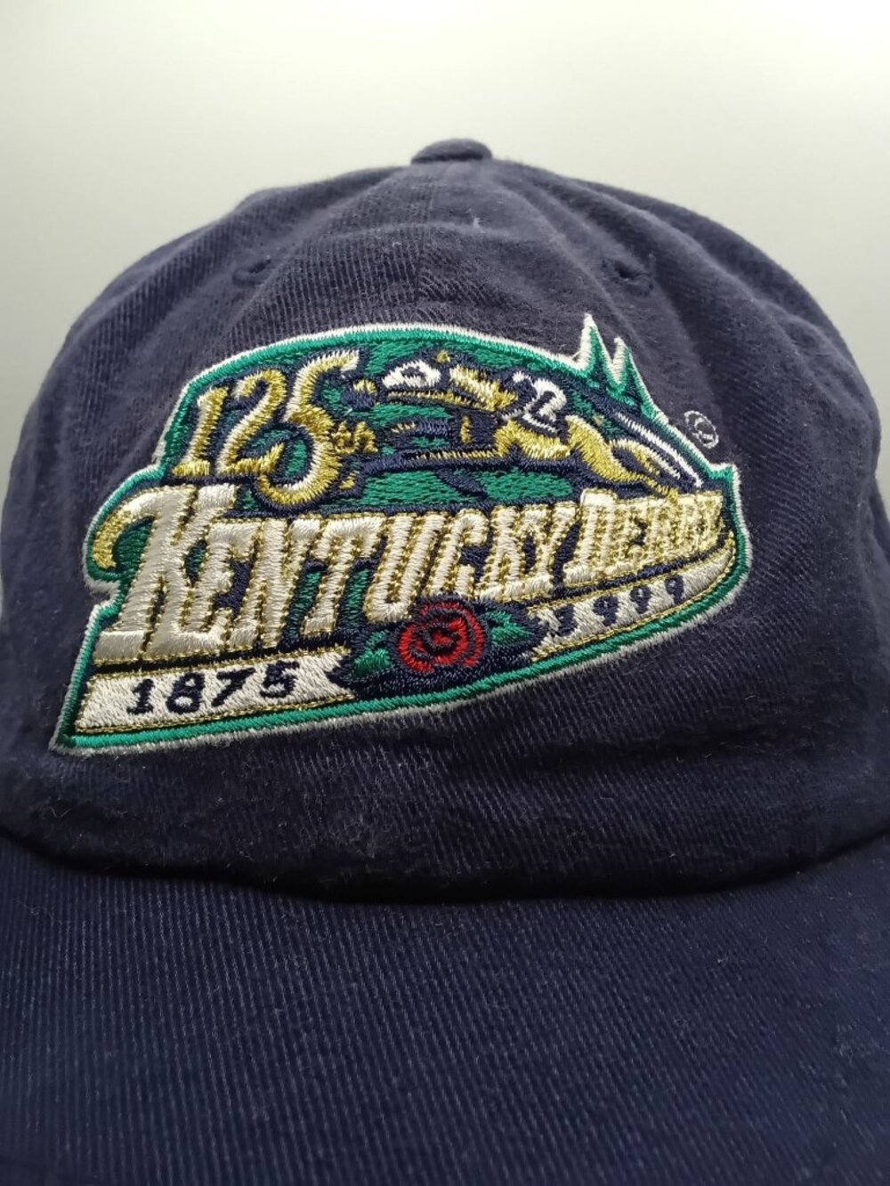 Kentucky Derby Hat 125th May 1999 Strap Back Curved Brim